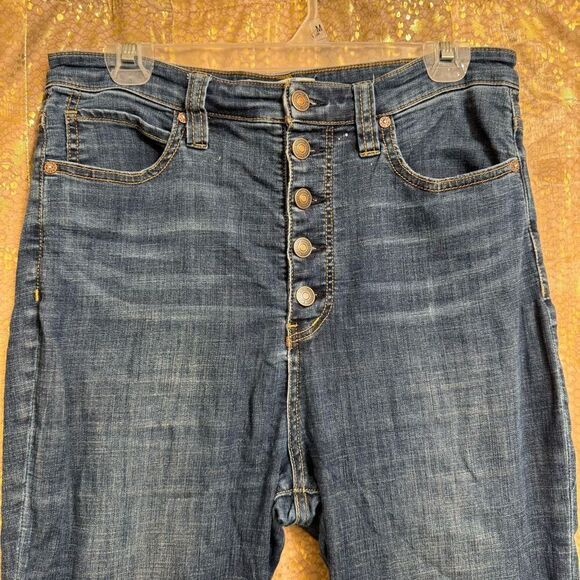 Free People We The Free Irreplaceable Super Flare Bell Bottom Jeans Size 31 - Picture 5 of 8